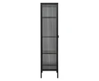 Cooper & Co. Eve 150cm Modern Large Metal Cabinet Black