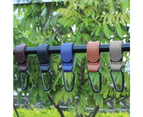 2Pcs Pram Hook Baby Kids Stroller Hooks Adjustable Shopping Bag Clip Carrier Pushchair Hanger - Grey
