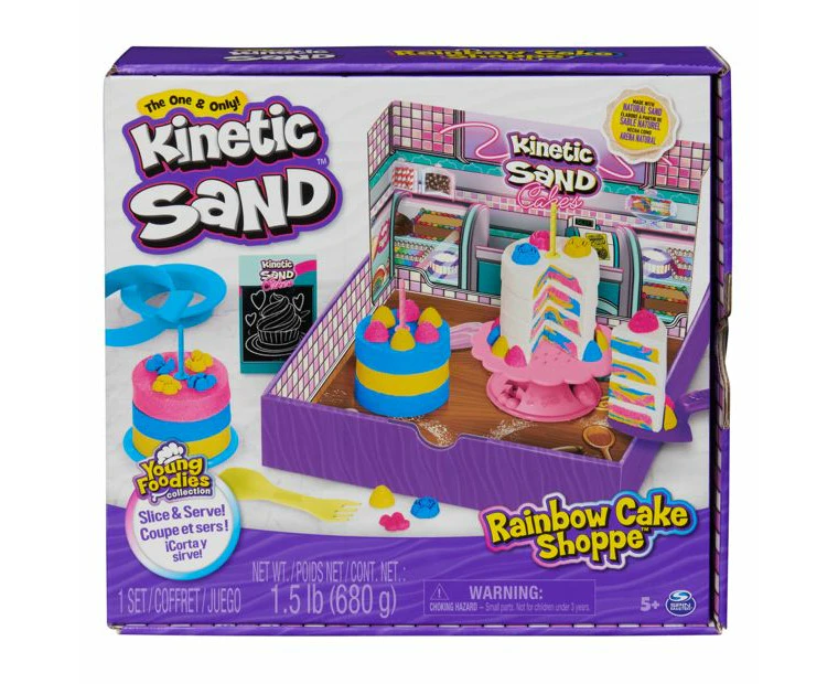 Kinetic Sand Rainbow Cake Shoppe Playset