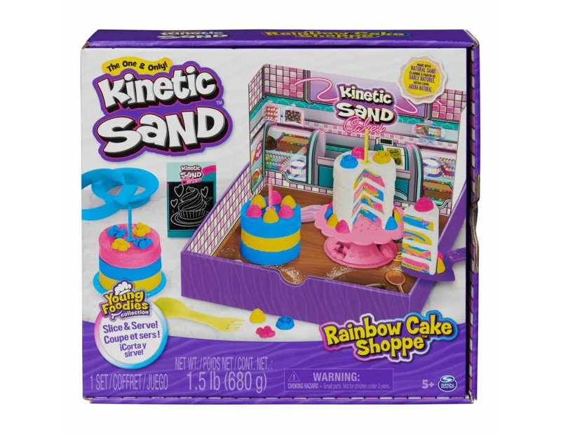 Kinetic Sand Rainbow Cake Shoppe Playset