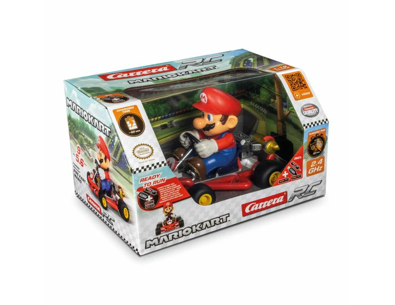 Carrera 21cm Mario Kart Mario Pipe Kart RC Toy