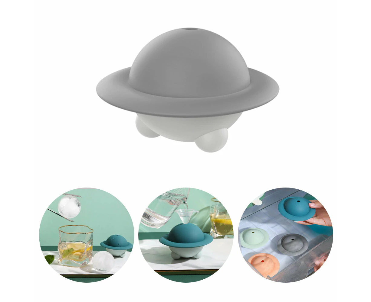 Silicone Round Ice Mold - Grey