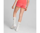 Puma Girls' Essentials+ Shorts - Salmon