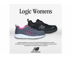 New Balance Logic Womens Composite Toe Wide Fit Work Shoes - Grey