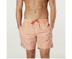 Mitch Dowd - Men's Seagulls Repreve(R) Swim Shorts - Orange
