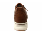 Tamaris Bessie Womens Comfortable Leather Lace Up Casual Shoes - Cognac