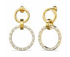 Orbit of Elegance Earrings Embellished with SWAROVSKI Crystal in Gold