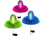 3 Pack Solar Lights for Outside Solar Outdoor Waterproof Lights for Pathway Yard Patio Lawn Christmas Party  New Upgraded Solar Jellyfish Lights