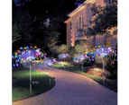 4 Pack 180 LED Waterproof Firework lamp, Fairy Fireworks Light for Christmas Yard Patio Party Decor, Sparkler Lights with Large Capacity  -Multi Color
