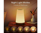 LED Night Light Remote Control/Touch Table Lamp, Dimmable Bedside Lamp, Kids Baby Bedroom Lamp with Timer Function
