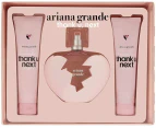 Ariana Grande Thank U Next 3 Piece 100ml Eau De Parfum