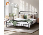 Oikiture Bed Frame Queen Size Metal Frame