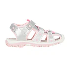 Moonlight Bears Casual Summer Sandal Girl's - Silver