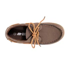 Trail Bears Slip on Casual Boat Shoe Boy's  - Tan