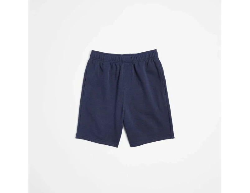Target School French Terry Shorts - Blue