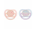 Philips Avent Ultra Air Soother Glow 0-6 Months 2 Pack - Multi