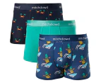 Mitch Dowd Men's Holiday Fun Cotton Trunks 3-Pack - Multi