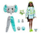 Barbie Cutie Reveal Jungle Series Elephant Doll Set