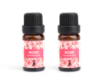 2pk Essential Oils 10ml Set Natural Pure Water Soluble For Diffuser Aromatherapy Oil Rose