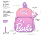 Barbie Backpack With A Coin Purse School Pre School Daycare Bag  Licensed