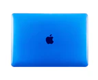 Glm Crystal case, Laptop Case Hard Protective Shell cover Plus Keyboard Cover For Apple MacBook retina 12 inch Model A1534, Blue