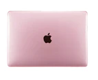 Glm Crystal case, Laptop Case Hard Protective Shell cover Plus Keyboard Cover For Apple MacBook Air M1 13.3 inch (2020) Model A2337, Pink