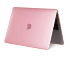 Glm Crystal case, Laptop Case Hard Protective Shell cover Plus Keyboard Cover For Apple MacBook Pro M1 13.3 inch (2021) Model A2338, Pink