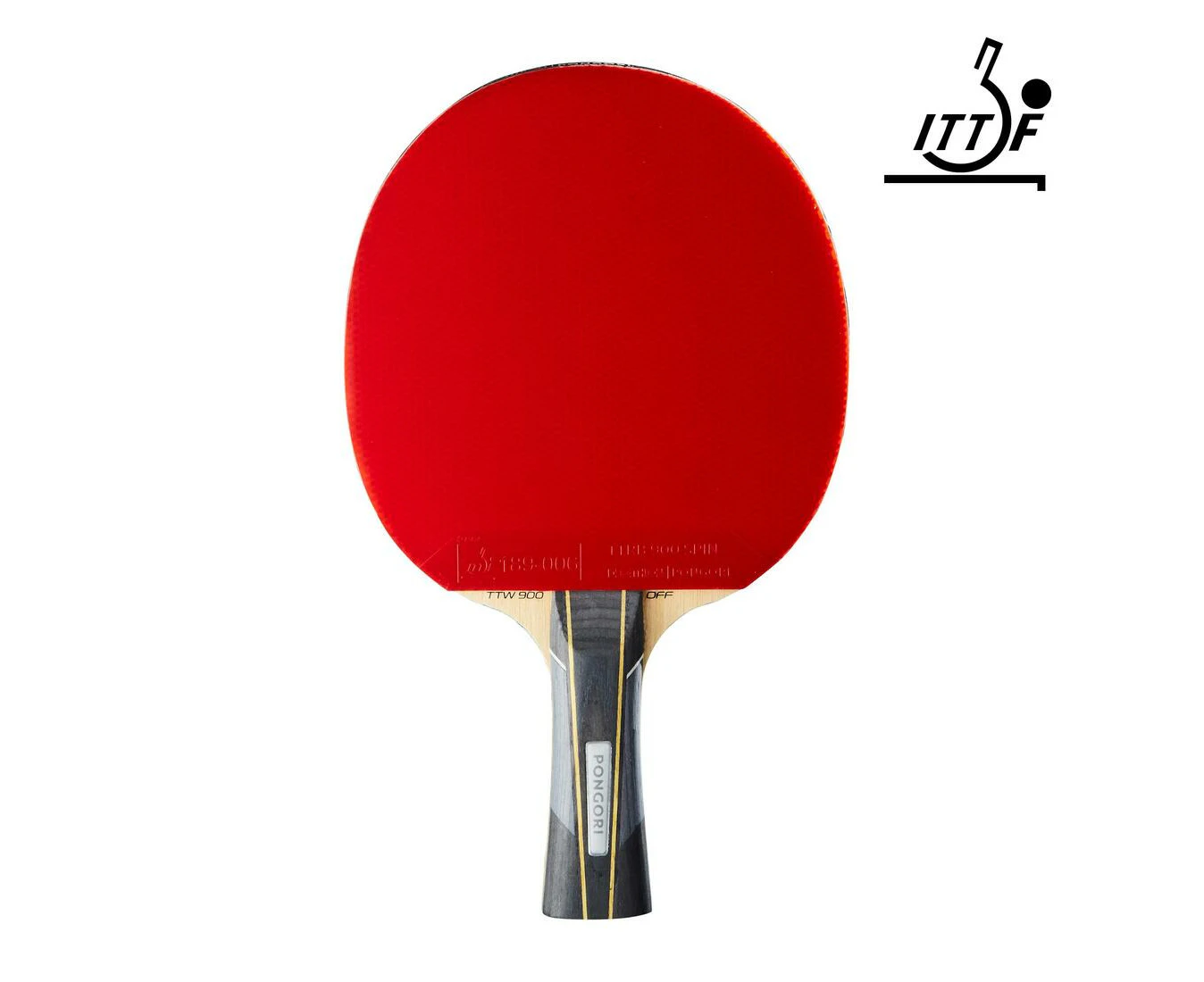 DECATHLON PONGORI Club Table Tennis Bat 5*/6* - TTR 900 Speed