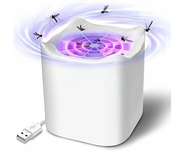 2 in 1 Bug Zapper Insect Killer Fruit Fly TrapIndoor Outdoor,Efficient Insect Zapper Mosquito TrapHomeOffice Mosquito Killer Lamp