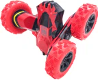 RC Stunt Car Remote Control Cars Toy Double Sided Driving 360-degree Flips Rotating Cars Toys -Red