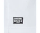 DECATHLON OLAIAN Men's Short Sleeve Rash Vest - Black