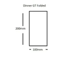 Green Paper Dinner Napkins - 100mm - 200mm