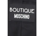 Boutique Moschino Lace-up Maxi Dress in Black Triacetate - Black
