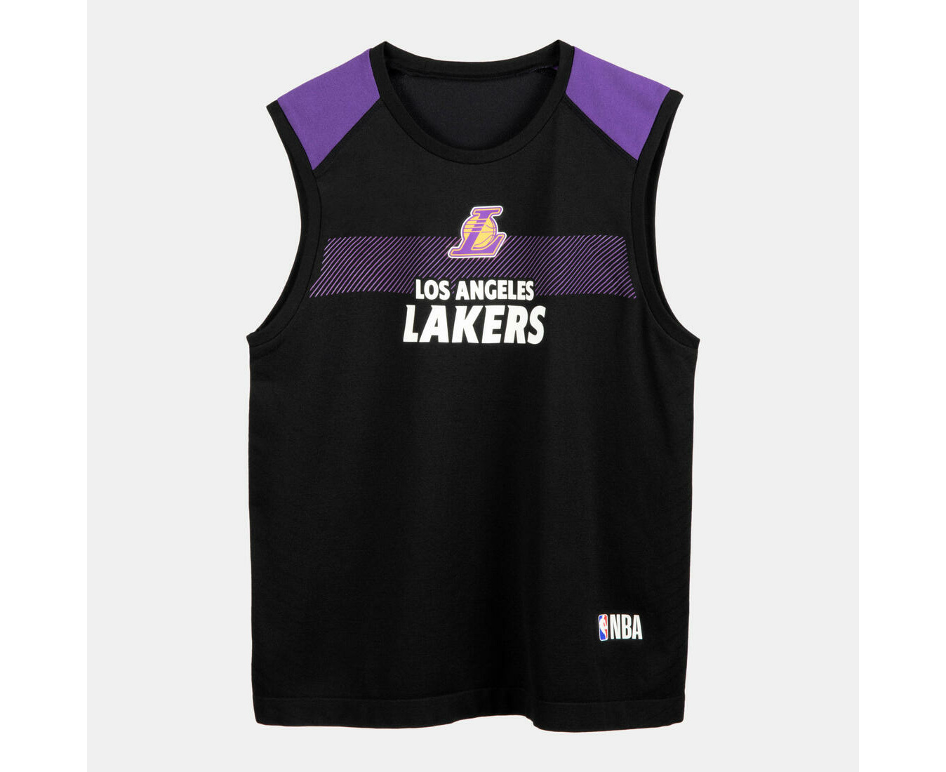 Buy Men'S Slim Fit Basketball Base Layer Jersey Ut500 - Nba Los Angeles  Lakers Online