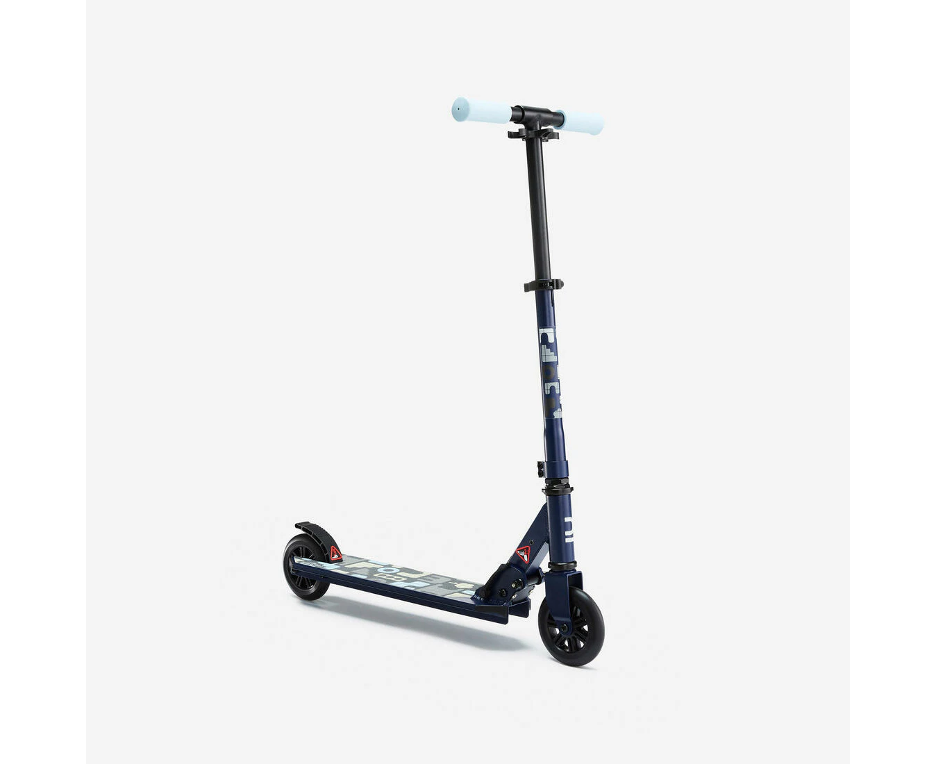 DECATHLON OXELO Kid's Scooter Foldable Ages 6-9 - Mid 1 - Dark Blue