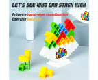 48Pcs Kids Board Games Tetra Tower Balance Stacking Toys Building Blocks Puzzle Games For Creative Kids