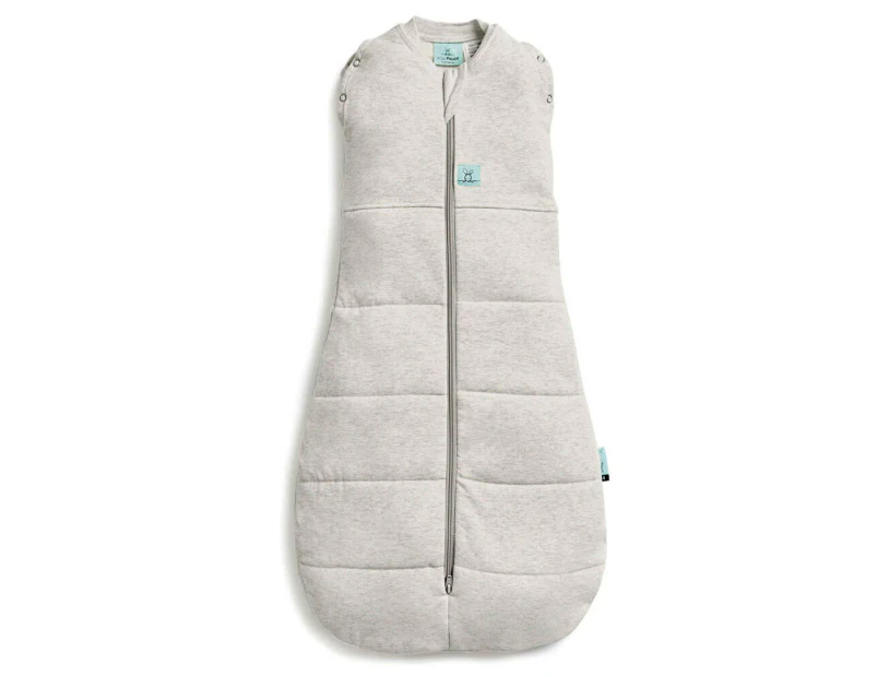 Ergopouch Cocoon Baby Organic Cotton Swaddle Bag TOG 2.5 Grey Marle - Grey Marle