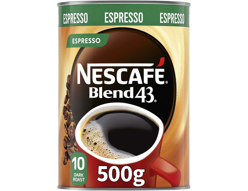 NESCAFÉ Blend 43 Espresso Instant Coffee 500g Tin