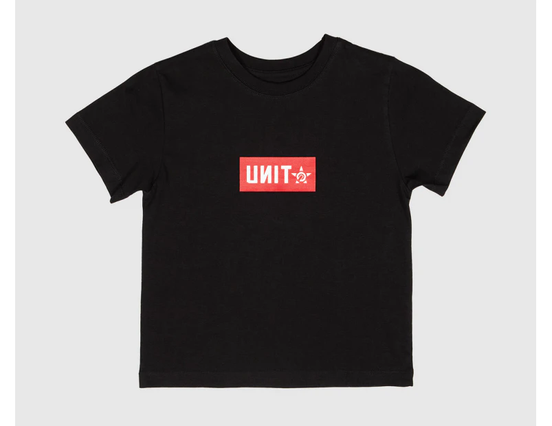 Unit Kids' Token Tee / T-Shirt / Tshirt - Black