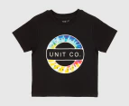 Unit Kids' Soda Tee / T-Shirt / Tshirt - Black