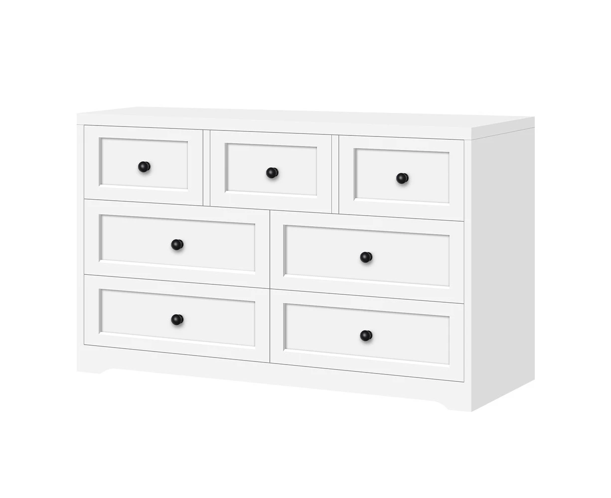 ALFORDSON 7 Chest of Drawers Hamptons Storage Cabinet White