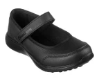 Skechers Girls' Microstrides Recess Rules Shoes - Black