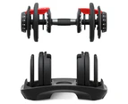 LSG Adjustable Dumbbells 2.5kg-24kg (Pairs) with Stand