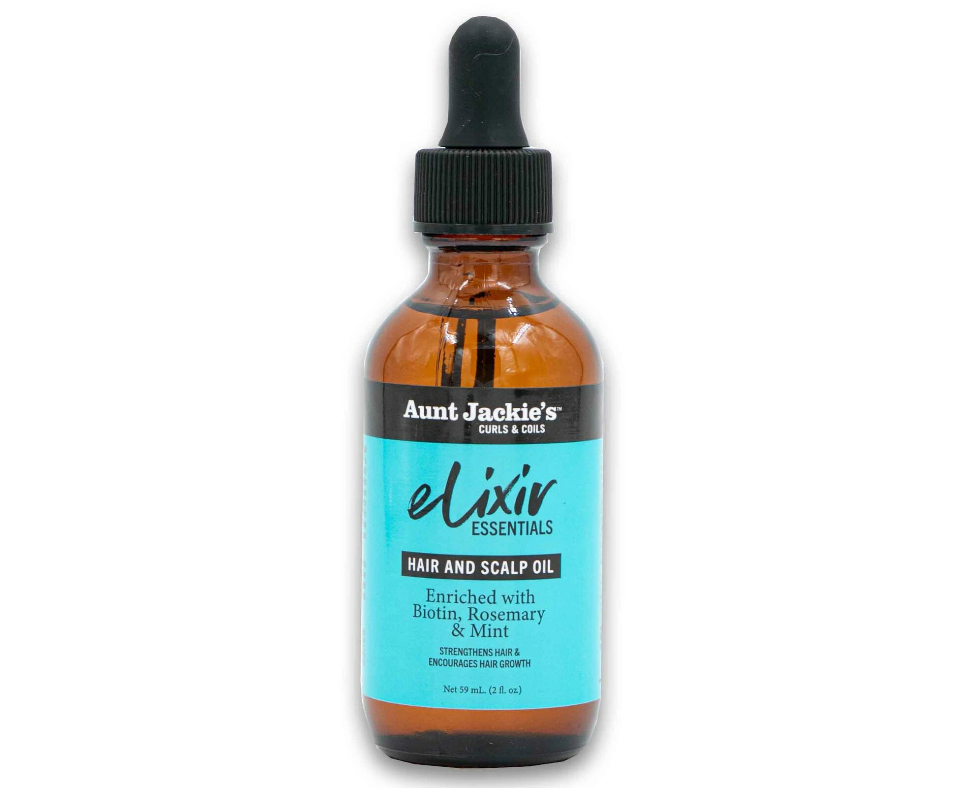 Aunt Jackie's Elixir Essentials Biotin & Rosemary Hair & Scalp Oil 59ml (2oz)