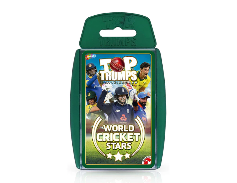 Top Trumps World Cricket Stars Interactive Playing Card Deck Game/Collection 5+