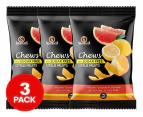 3 x Sugarless Confectionery Citrus Fruit Chews 70g