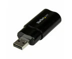 Star Tech USB Stereo Audio Adapter External Sound Card 3.5mm Jack for Computer