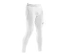 SKINS Compression Series-1 Active Men White Long Tights Activewear/Fitness - White