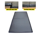 Large 240cm X 120cm X 4cm Gymnastics Folding Gym Exercise Yoga Mat - Black