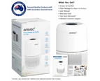 Arovec Air Purifier Smart Compact for Home and Office, White AV-P300